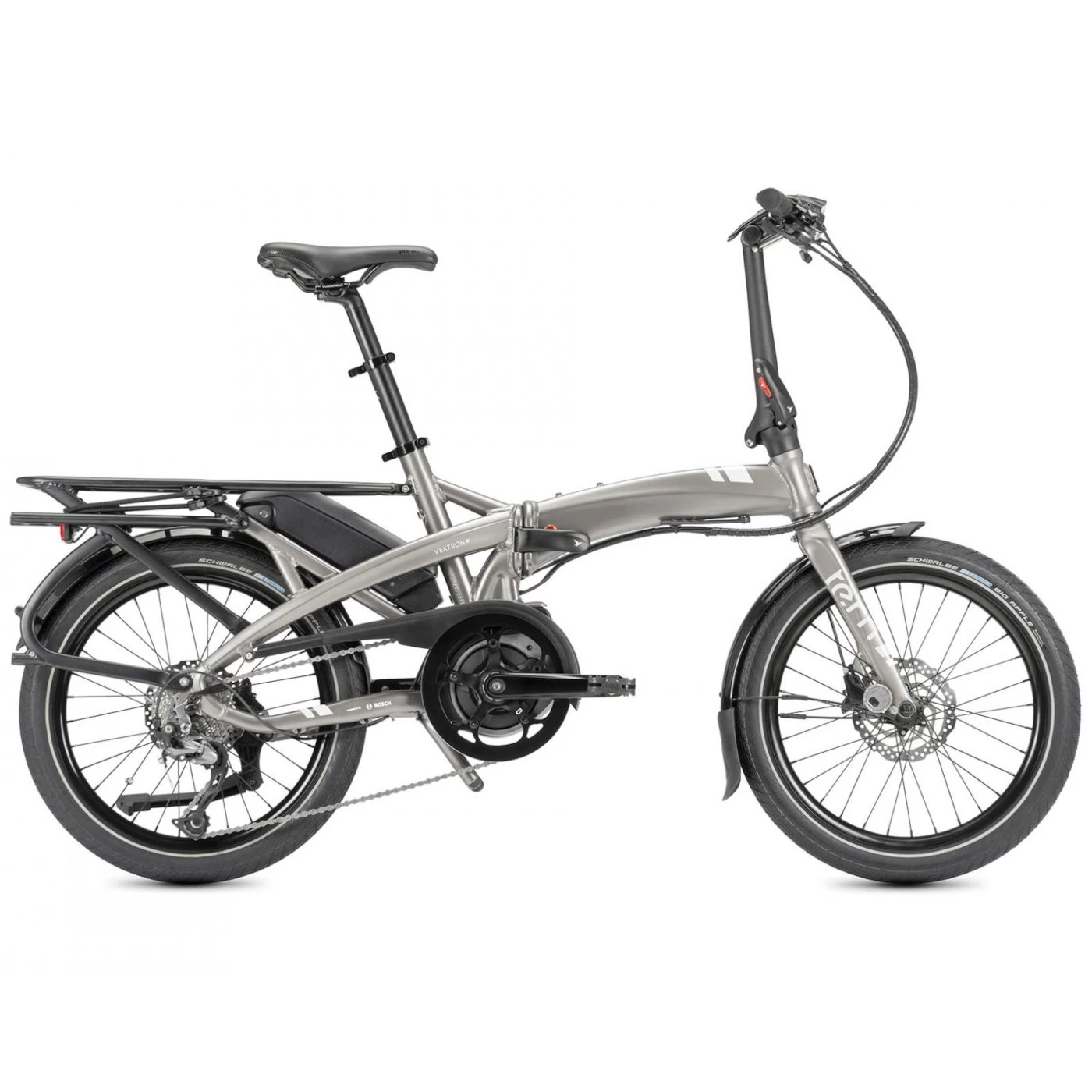 Tern Vektron Q9 - 20 Inches City Folding E-Bike - 2023 - Satin Metallic Silver/silver 3 Tern Vektron Q9 - 20 Inches City Folding E-Bike - 2023 - Satin Metallic Silver/silver