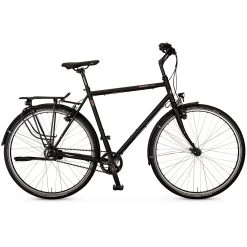 Vsf Fahrradmanufaktur T-300 Alfine - Men City Bike With Belt Drive - 2023 - Ebony Matt