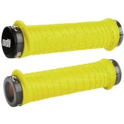 ODI Troy Lee Designs Lock-On MTB Grips - Yellow/grey
