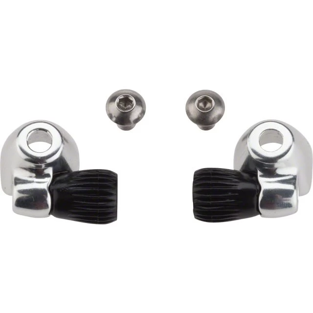 Problem-solvers Problem Solvers Downtube Cable Adjusters For Steel Frames - Silver 3 Problem-solvers Problem Solvers Downtube Cable Adjusters For Steel Frames - Silver