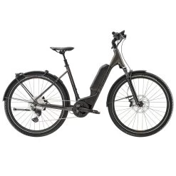 Diamant 138 725Wh - 27.5" Easy Entry Electric City Bike - 2023 - Obsidianschwarz Metallic / Melanitgrau Metallic