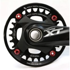 Wolf-tooth Wolf Tooth 104 BCD Bash Ring For Triple Crankset - Black -Cycle Parts Shop 141595 04 d 245294