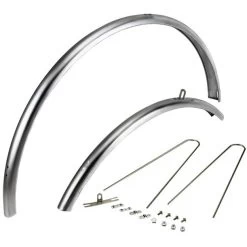 Dia-Compe Dia Compe ENE Fender F-1 Mud Guard Set - Silver