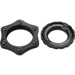 Reverse Components Adapter Center Lock To 6 Bolt - Black