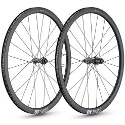 Dt-swiss DT Swiss PRC 1400 SPLINE Db 35 - Carbon - Wheelset - Clincher - Centerlock - Front Wheel: 12x100mm | Rear Wheel: 12x142mm - Black