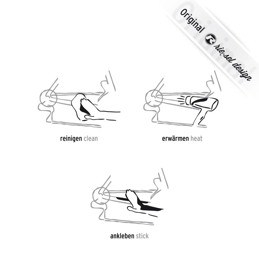 Rie:sel Design Chain:guard Set - Chainstays Protective Film - Carbon Black 4 Rie:sel Design Chain:guard Set - Chainstays Protective Film - Carbon Black - Image 2