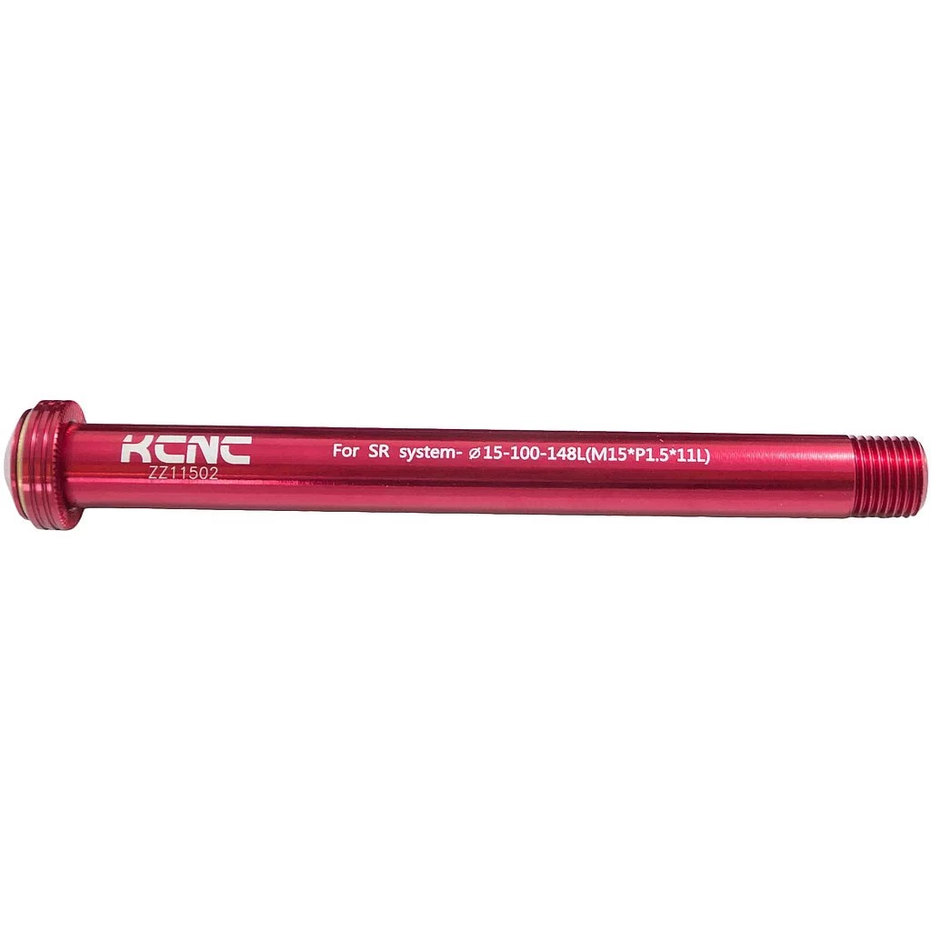 KCNC Thru Axle KQR08 - 15x110mm - 6061AL - Red 3 KCNC Thru Axle KQR08 - 15x110mm - 6061AL - Red