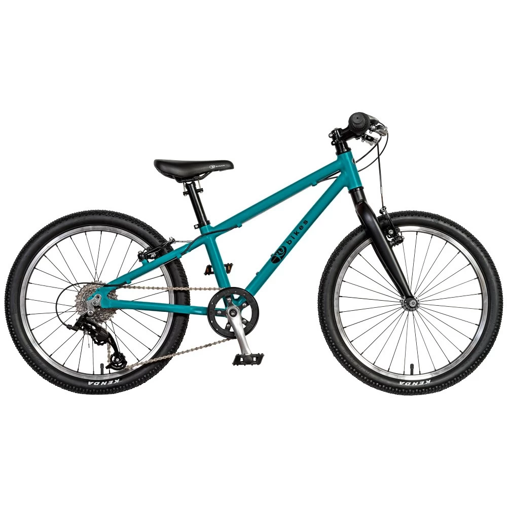 KUbikes 20L MTB 8-Speed Kids Bike - Turquoise Glitter 3 KUbikes 20L MTB 8-Speed Kids Bike - Turquoise Glitter