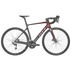 SCOTT ADDICT ERIDE 30 - Carbon Road E-Bike - 2022 - Team Red / Silver Reflective