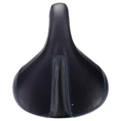 BBB Cycling ComfortPlus Upright Leather BSD-107 Saddle - Black -Cycle Parts Shop 306390 03 d 629081