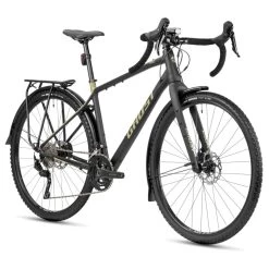 Ghost ASKET Essential EQ - Gravel Bike - 2023 - Matt Black / Light Kaki -Cycle Parts Shop 31ak1036 ghost asket essential eq black 02 1455846