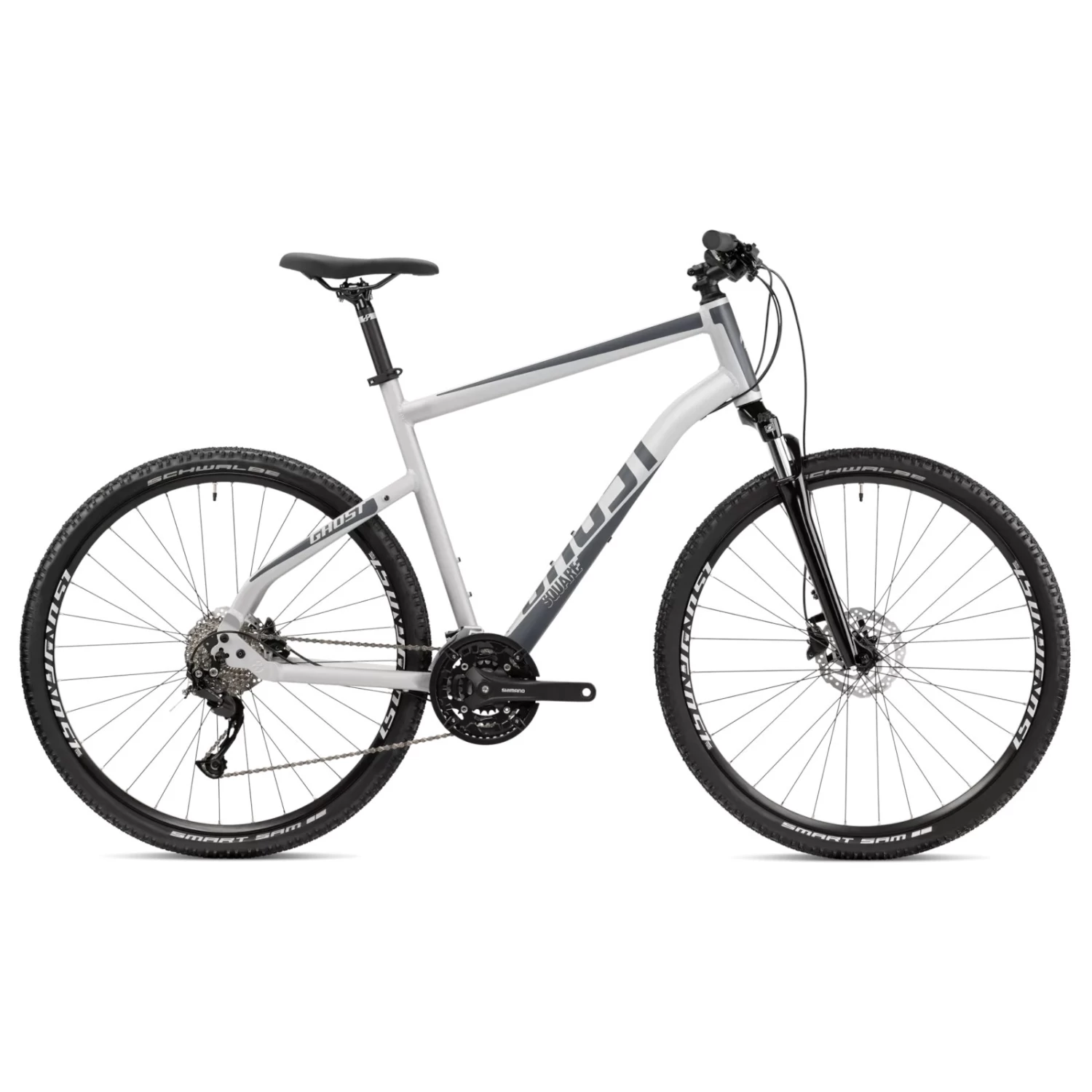 Ghost SQUARE CROSS - Cross Bike - 2023 - Light Grey / Dark Grey Matt 3 Ghost SQUARE CROSS - Cross Bike - 2023 - Light Grey / Dark Grey Matt