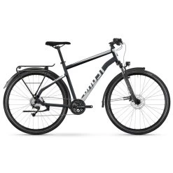 Ghost SQUARE TREKKING Essential - Touring Bike - 2023 - Metallic Black / Urban Grey Matt