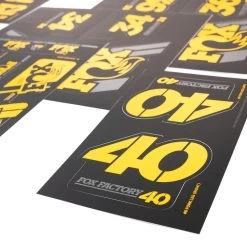 FOX Decal Kit 2019 AM Heritage For Suspension Fork And Rear Shock - Yellow -Cycle Parts Shop 331555 02 d 696423