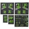 FOX Decal Kit 2019 AM Heritage For Suspension Fork And Rear Shock - Green -Cycle Parts Shop 331557 00 d 696431