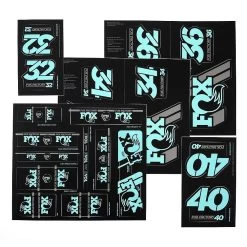 FOX Decal Kit 2019 AM Heritage For Suspension Fork And Rear Shock - Mint 7 FOX Decal Kit 2019 AM Heritage For Suspension Fork And Rear Shock - Mint -Cycle Parts Shop 331561 02 d 696446