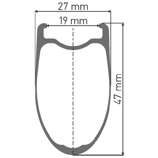 Dt-swiss DT Swiss HEC 1400 SPLINE 47 Rear Wheel - 28" | Carbon | Clincher | Centerlock - 12x142mm - Black 4 Dt-swiss DT Swiss HEC 1400 SPLINE 47 Rear Wheel - 28" | Carbon | Clincher | Centerlock - 12x142mm - Black - Image 2