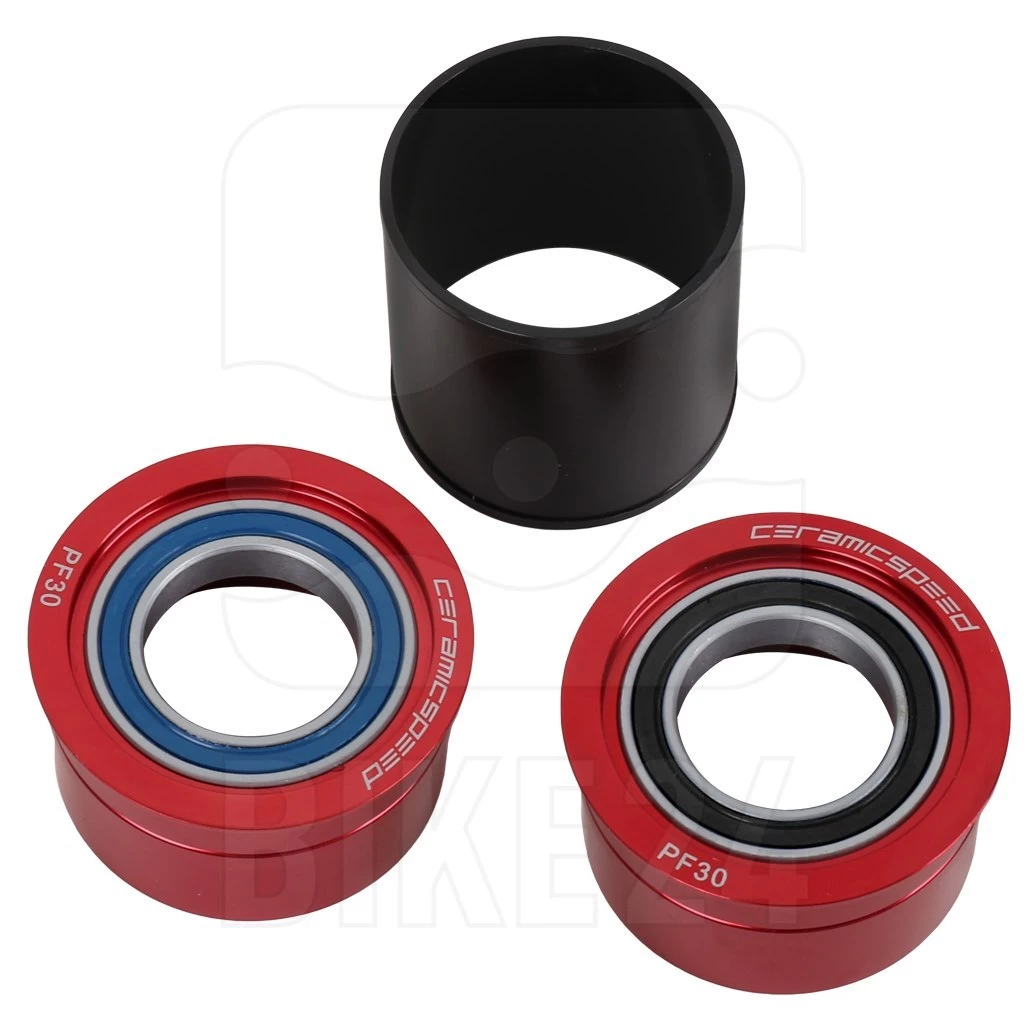 CeramicSpeed Coated EVO386 Ceramic Bottom Bracket PF46-86-24 - Red 4 CeramicSpeed Coated EVO386 Ceramic Bottom Bracket PF46-86-24 - Red - Image 2