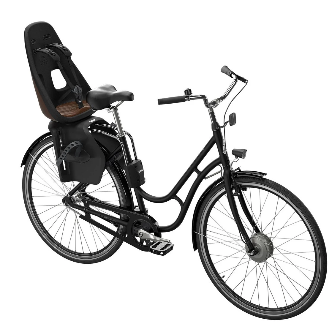 Thule Yepp Nexxt Maxi Frame Mounted - Child Bike Seat - Chocolate Brown 6 Thule Yepp Nexxt Maxi Frame Mounted - Child Bike Seat - Chocolate Brown - Image 4