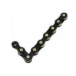 Wippermann ConneX 9sB (black-coating, Brass) 9-speed Chain