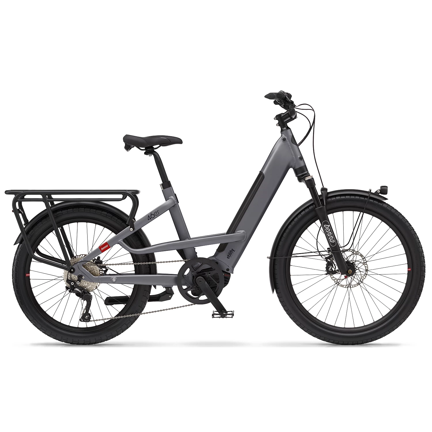 Benno Bikes 46er 10D CX - Electric Cargo Bike - 2023 - Anthracite Gray 3 Benno Bikes 46er 10D CX - Electric Cargo Bike - 2023 - Anthracite Gray