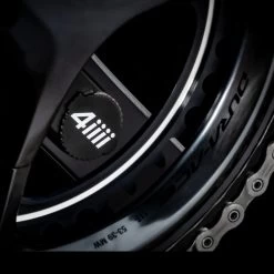 4iiii Precision 3 Powermeter Crank Arm - Ride Ready | Single Side (left) - Shimano Dura Ace R9100 -Cycle Parts Shop 4iiii precision 3 powermeter with crankarm ride ready dark mounted 1135387