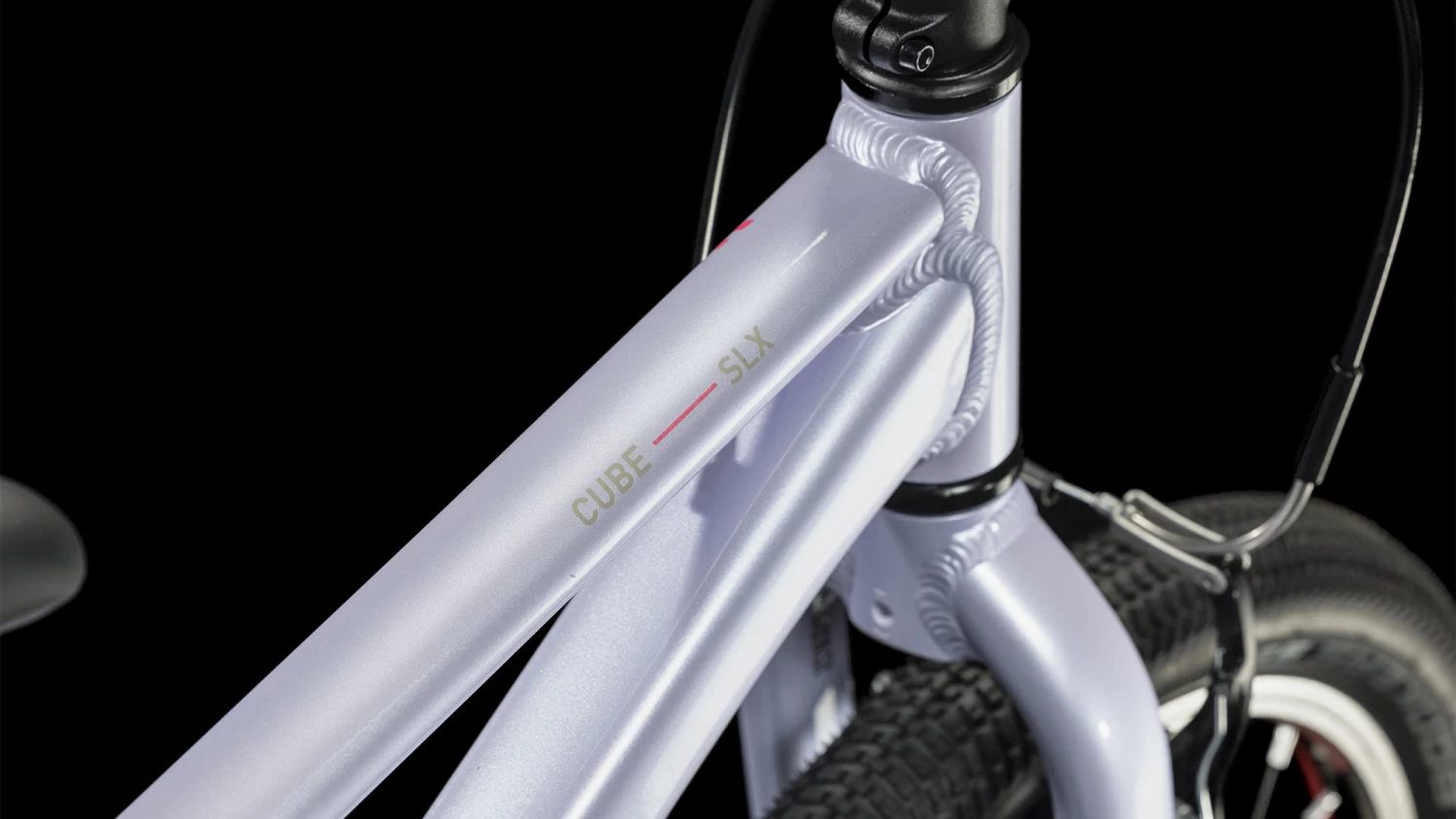 CUBE CUBIE 180 SLX - 18" Children's Bike - 2023 - Violet / Coral 6 CUBE CUBIE 180 SLX - 18" Children's Bike - 2023 - Violet / Coral - Image 4