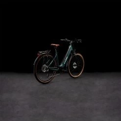 CUBE TOURING HYBRID ONE 500 - Easy Entry Electric Touring Bike - 2023 - Darkgreen / Green -Cycle Parts Shop 631061 p 106821 1401266