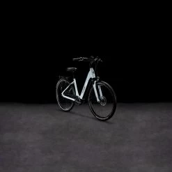CUBE SUPREME HYBRID EXC 625 - Easy Entry Electric Bike - 2023 - Flashwhite / Black -Cycle Parts Shop 632241 p 1011051 1401124