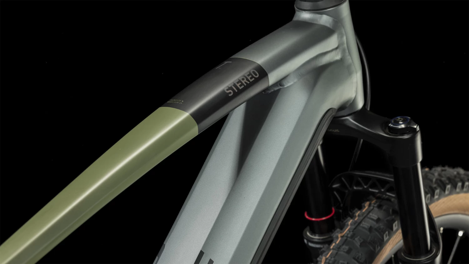 CUBE STEREO HYBRID 120 TM 750 - Electric Mountainbike - 2023 - Flashgrey / Olive 7 CUBE STEREO HYBRID 120 TM 750 - Electric Mountainbike - 2023 - Flashgrey / Olive - Image 5