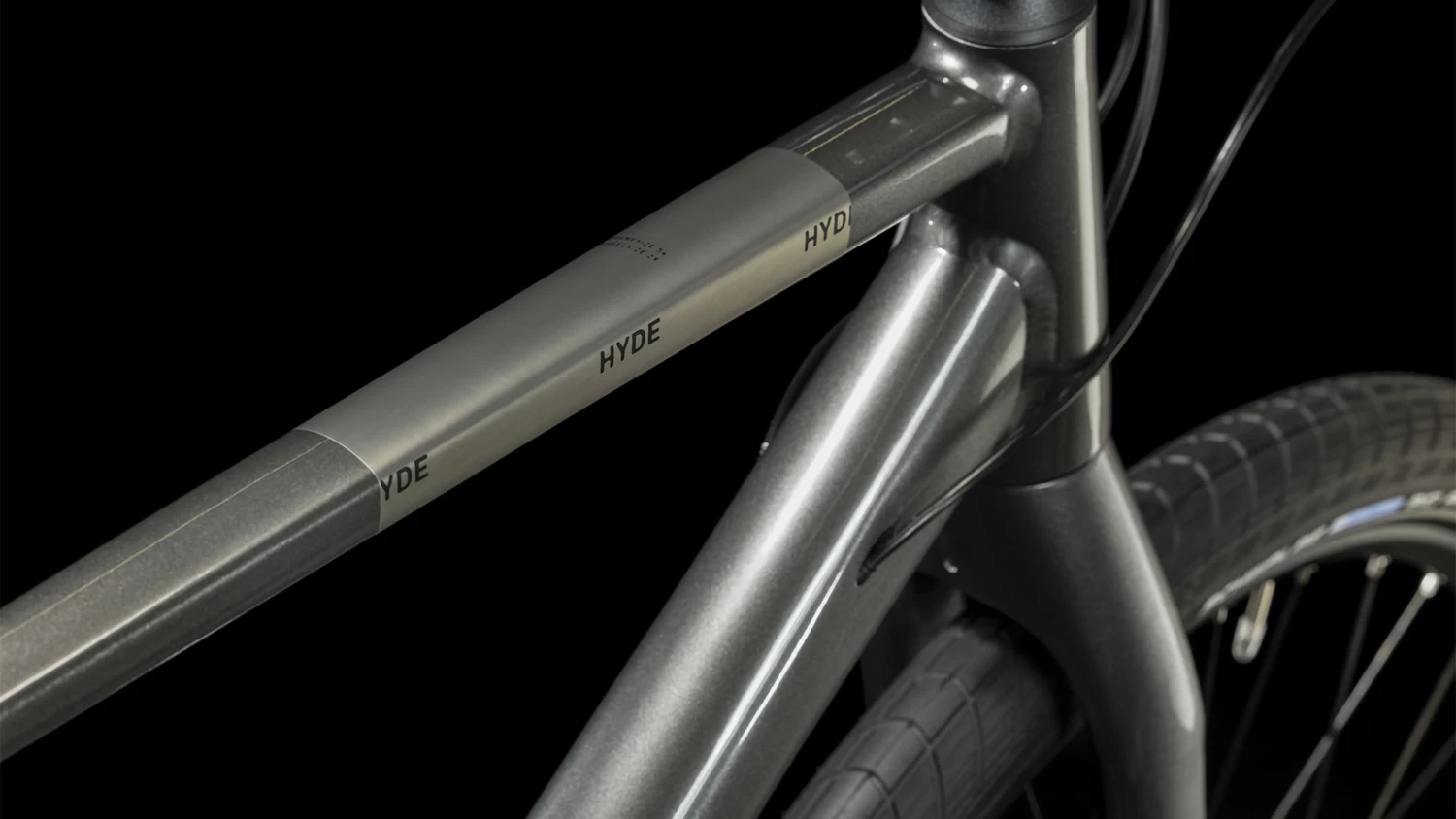 CUBE HYDE - 29" City-Bike - 2023 - Graphite / Black A00 6 CUBE HYDE - 29" City-Bike - 2023 - Graphite / Black A00 - Image 4