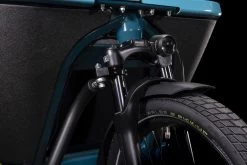 CUBE CARGO DUAL HYBRID 1000 - Electric Cargo Bike - 2023 - Blue / Lime -Cycle Parts Shop 689270 d 0030861 1403108
