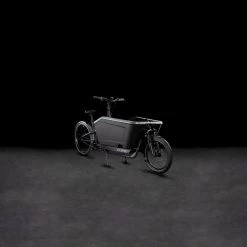 CUBE CARGO SPORT DUAL HYBRID 500 - Electric Cargo Bike - 2023 - Flashgrey / Black -Cycle Parts Shop 689350 p 0031201 1403455