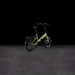 CUBE FOLD SPORT HYBRID 500 - 20" Electric Folding Bike - 2023 - Green / Black -Cycle Parts Shop 689560 p 0031601 1398930