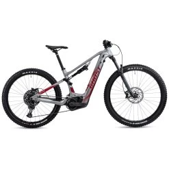 Ghost E-ASX 130 Universal - 29/27.5+" MTB Electric Bike - 2022 - Light Grey / Riot Red