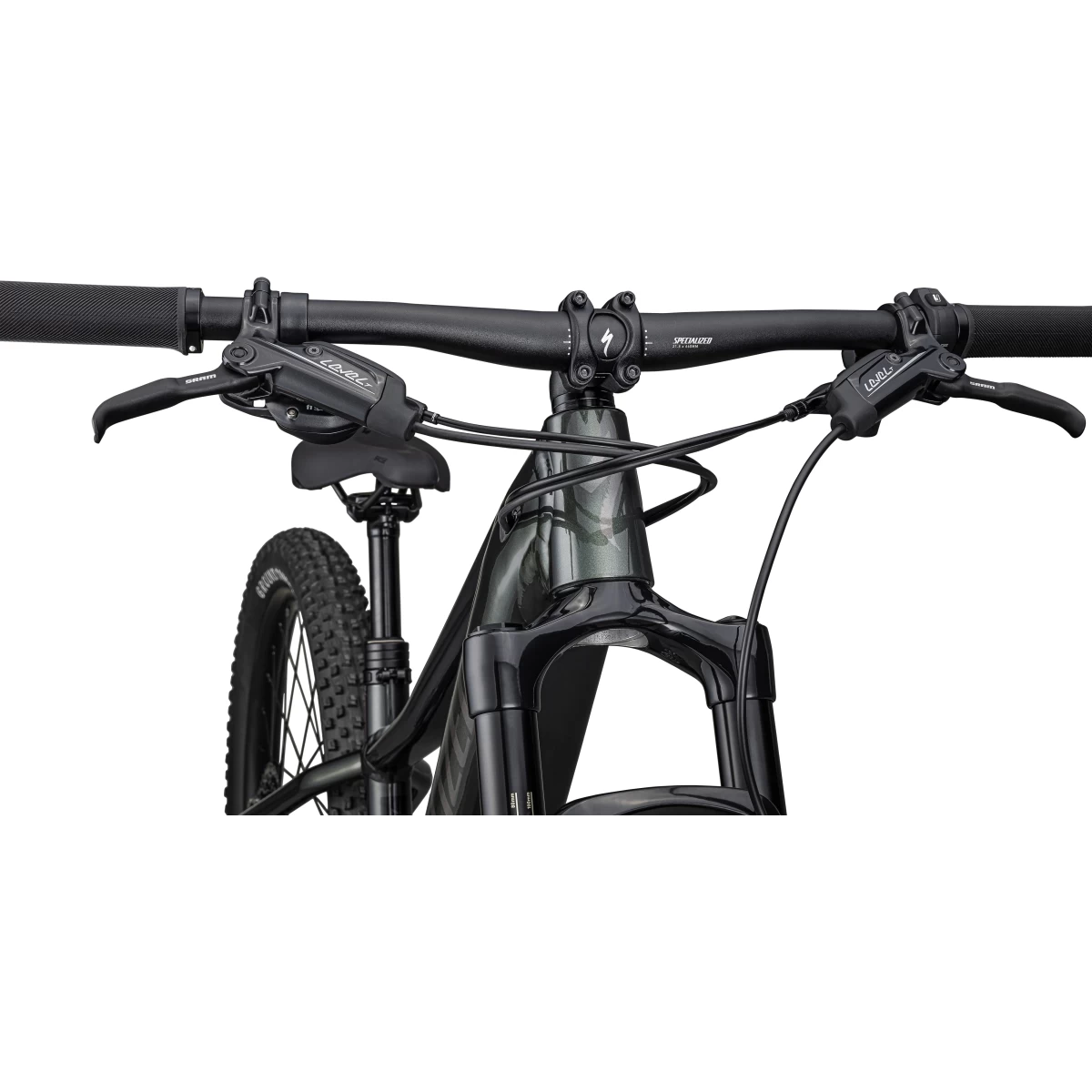 Specialized TURBO LEVO SL - Kids E-Mountainbike - 2023 - Gloss Oak Green Metallic / Limestone / Satin Smoke 7 Specialized TURBO LEVO SL - Kids E-Mountainbike - 2023 - Gloss Oak Green Metallic / Limestone / Satin Smoke - Image 5