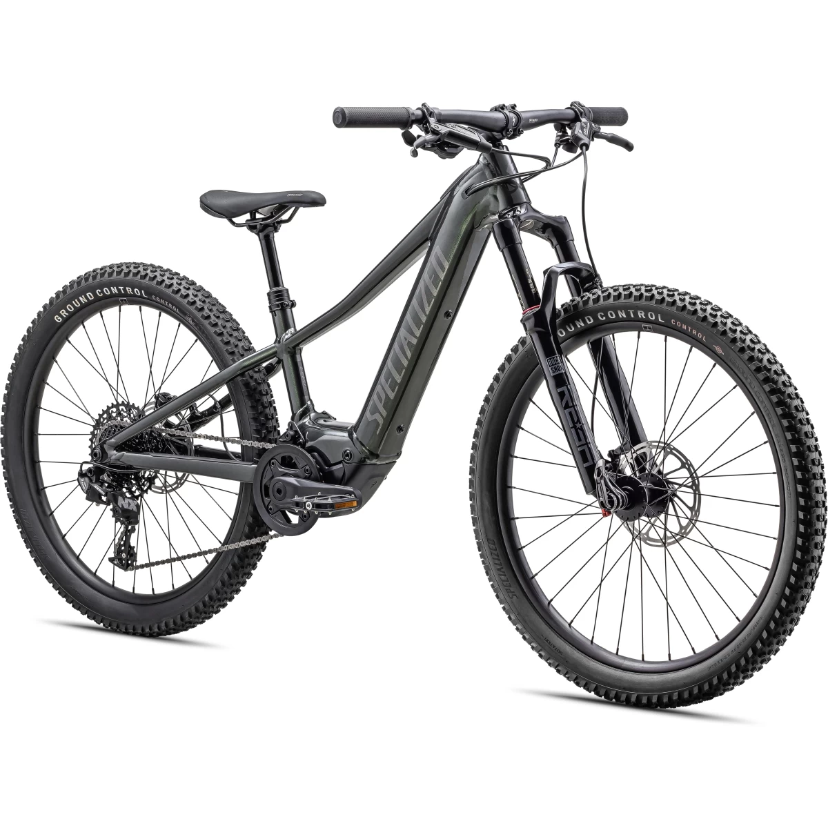 Specialized TURBO LEVO SL - Kids E-Mountainbike - 2023 - Gloss Oak Green Metallic / Limestone / Satin Smoke 5 Specialized TURBO LEVO SL - Kids E-Mountainbike - 2023 - Gloss Oak Green Metallic / Limestone / Satin Smoke - Image 3