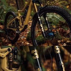 FOX CUSTOM Decal Kit For Fork & Rear Shock - Olive -Cycle Parts Shop am decal lifestyle collage 1120671 3