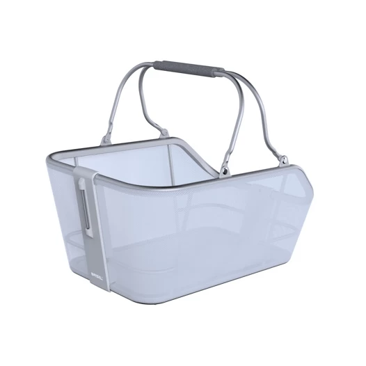 Basil Cento Tech Fiber Nordlicht Bike Basket 21L - Silver 3 Basil Cento Tech Fiber Nordlicht Bike Basket 21L - Silver