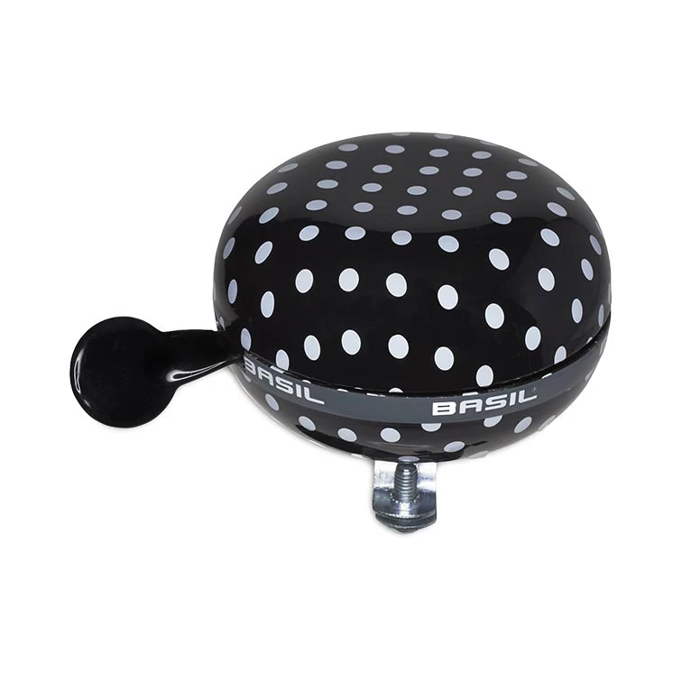 Basil Polkadot Big Bell - Black/white Dots 3 Basil Polkadot Big Bell - Black/white Dots
