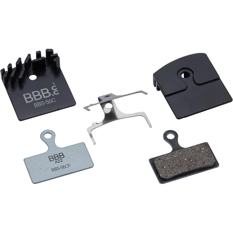 BBB Cycling Discstop Coolfin Brake Pads Shimano BBS-56C - Black/steelblue 4 BBB Cycling Discstop Coolfin Brake Pads Shimano BBS-56C - Black/steelblue - Image 2