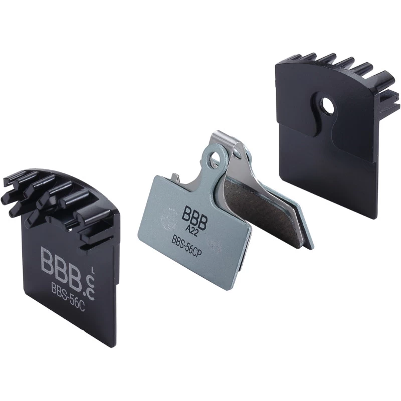 BBB Cycling Discstop Coolfin Brake Pads Shimano BBS-56C - Black/steelblue 3 BBB Cycling Discstop Coolfin Brake Pads Shimano BBS-56C - Black/steelblue