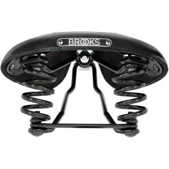BROOKS ENGLAND Brooks Flyer Short Bend Leather Saddle - Black -Cycle Parts Shop brooks flyer short bend leather saddle black 4 1334906