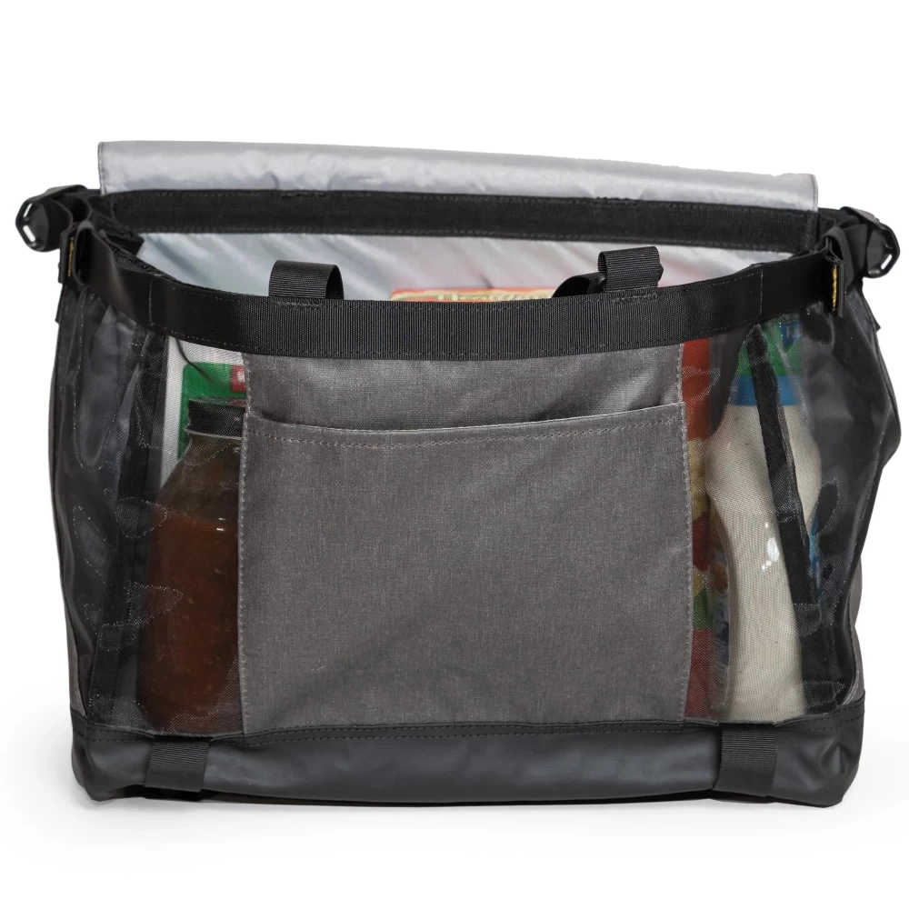 Burley Travoy Upper Market Bag - 22L - Dark Grey 4 Burley Travoy Upper Market Bag - 22L - Dark Grey - Image 2