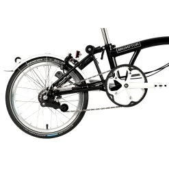 Brompton C Line Explore - 6-Speed - High Bar - Extended Seatpost - 16" Folding Bike - 2022 - Black Matt -Cycle Parts Shop c line explore 6 speed high bar extended seatpost black matt 1 5 1214009