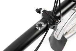 Brompton C Line Explore - 6-Speed - High Bar - Extended Seatpost - Dynamo - 16" Folding Bike - 2022 - Black Matt -Cycle Parts Shop c line explore 6 speed high bar extended seatpost black matt 2 1214010 1