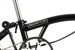 Brompton C Line Explore - 6-Speed - High Bar - Extended Seatpost - 16" Folding Bike - 2022 - Black Matt -Cycle Parts Shop c line explore 6 speed high bar extended seatpost black matt 3 1214012