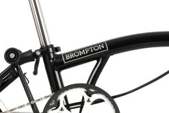 Brompton C Line Explore - 6-Speed - Mid Bar - Standard Seatpost - Rear Rack & Dynamo - 16" Folding Bike - 2022 - Black Matt -Cycle Parts Shop c line explore 6 speed mid bar standard seatpost black matt 6 1215497