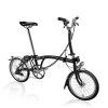 Brompton C Line Explore - 6-Speed - Mid Bar - Standard Seatpost - Dynamo - 16" Folding Bike - 2022 - Black Matt -Cycle Parts Shop c line explore 6 speed mid bar standard seatpost dynamo black matt 1 1215560