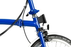 Brompton C Line Utility - 3-Speed - Mid Bar - Standard Seatpost - 16" Folding Bike - 2022 - Picadilly Blue Matt -Cycle Parts Shop c line explore 6 speed mid bar standard seatpost picadilly blue matt 6 1215548